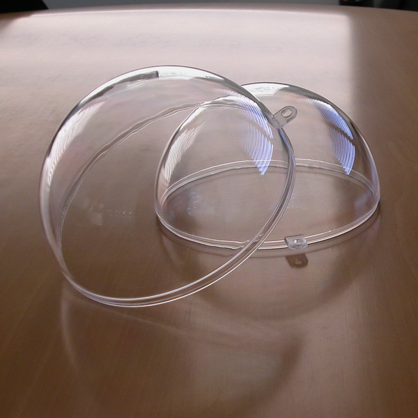 Palla Trasparente 10 Cm Per Appendere - 2 Parti Per Decorazioni O Cibo - Foto 5